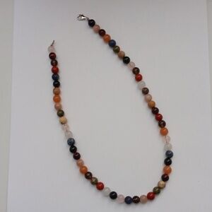 Natural Stone Bead Necklace